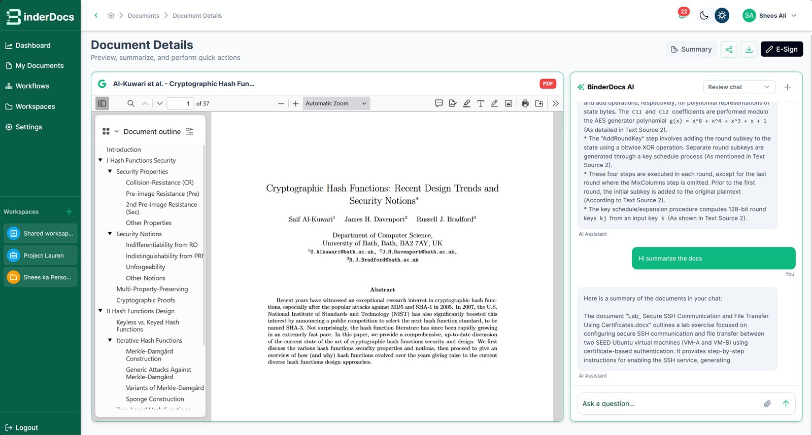 BinderDocs: AI Document Operating System screenshot 3