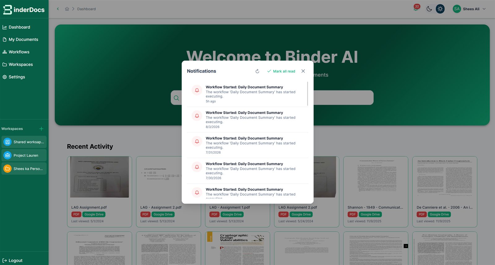 BinderDocs: AI Document Operating System screenshot 6