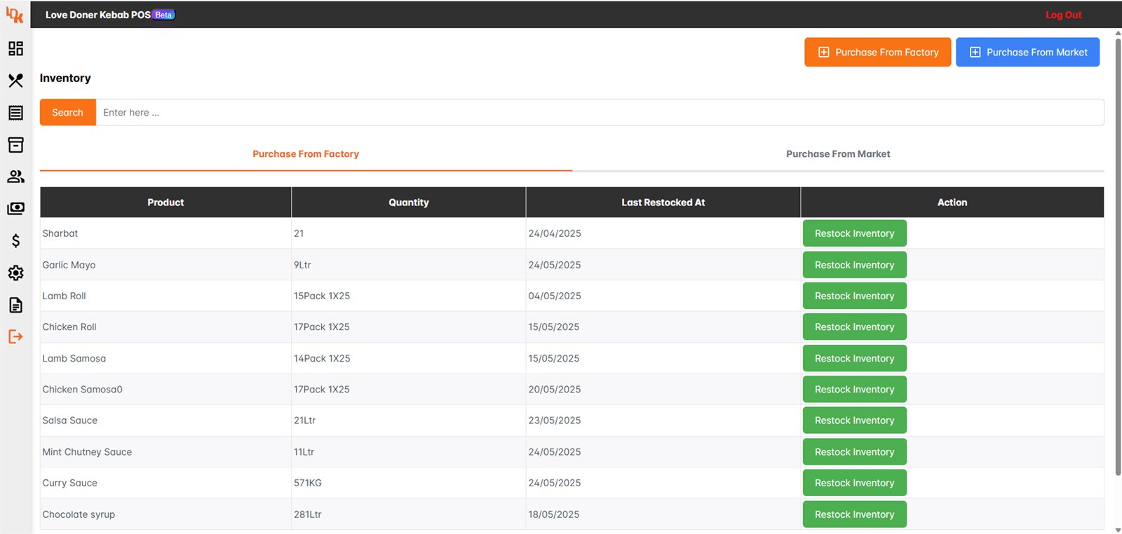 LoveDoner Kebab KMS and POS screenshot 6