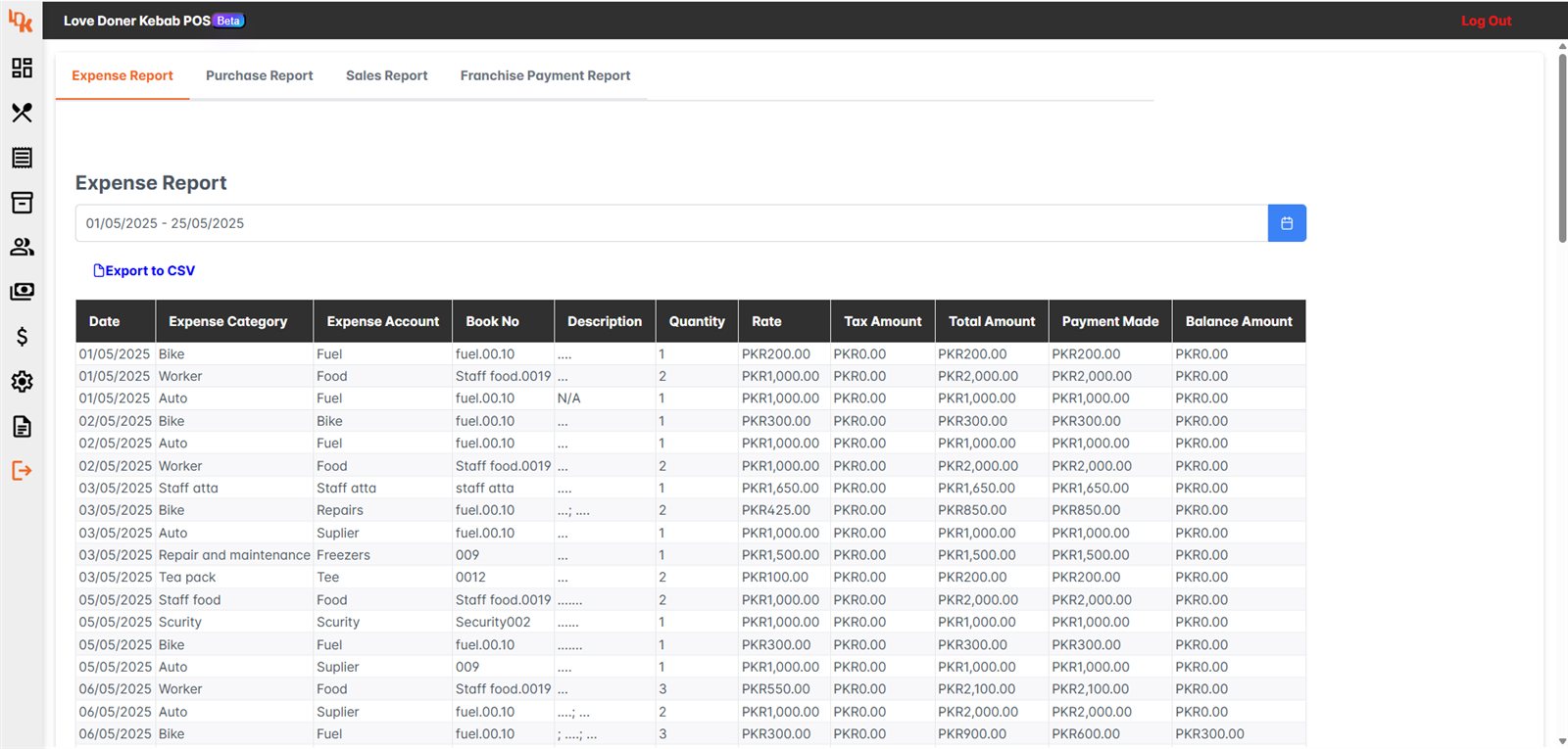 LoveDoner Kebab KMS and POS screenshot 9